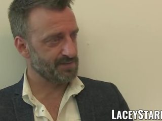 LACEYSTARR - Doctor GILF Eats Pascal White Cum after Sex